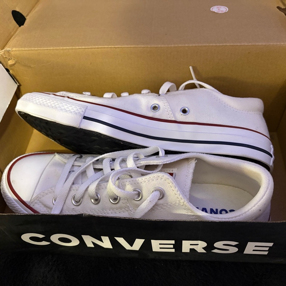 Converse White Low-Top Sneakers